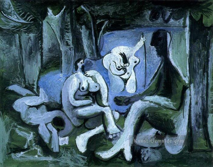 Luncheon auf dem Gras nach Manet 6 1961 Kubismus Pablo Picasso Ölgemälde